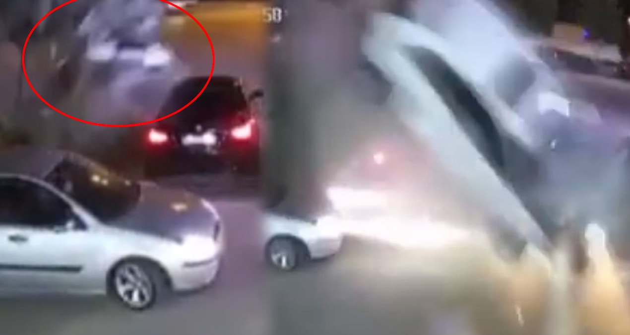 3 aracin uzerinden ucup takla atti felaketten kil payiyla kurtuldular zPjPXrIP