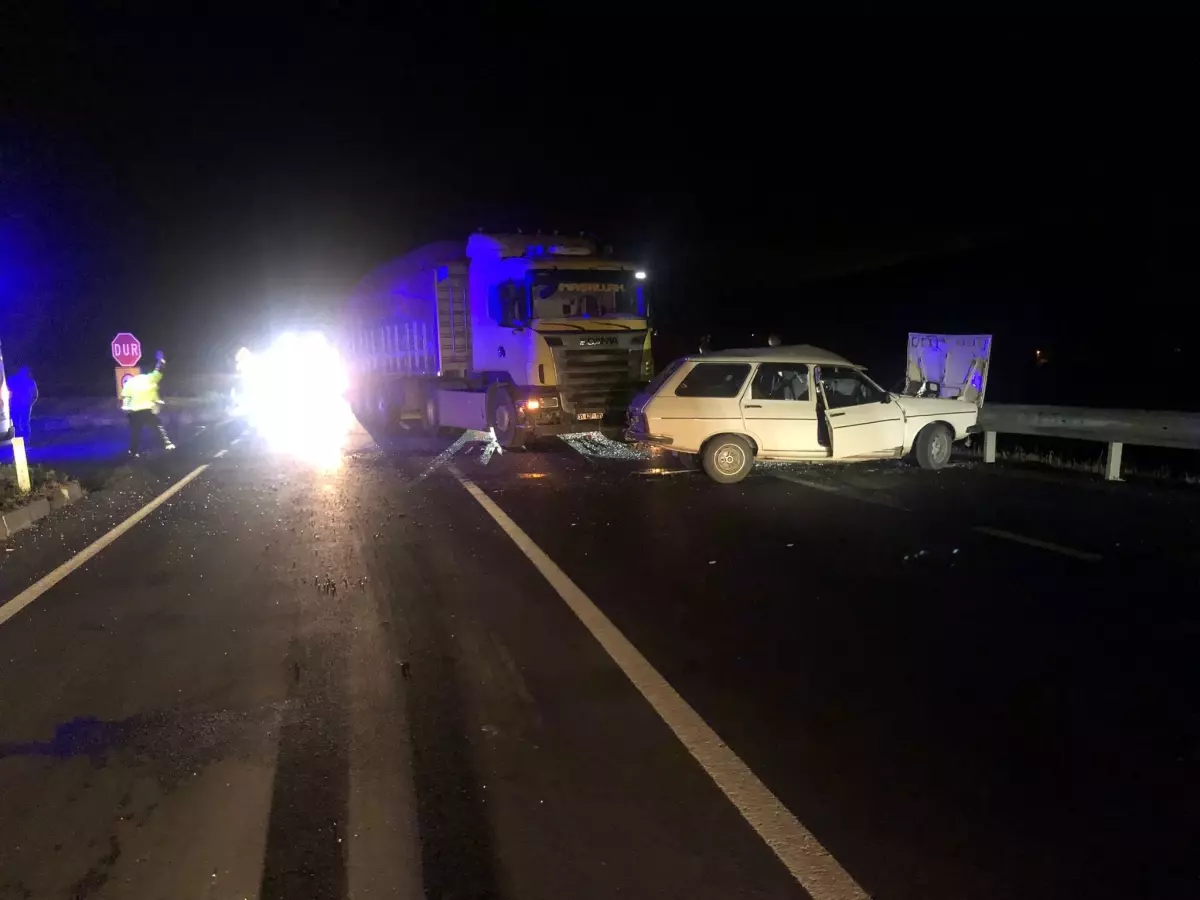 amasyada tir otomobil kazasi 1 olu Fq4pfebT