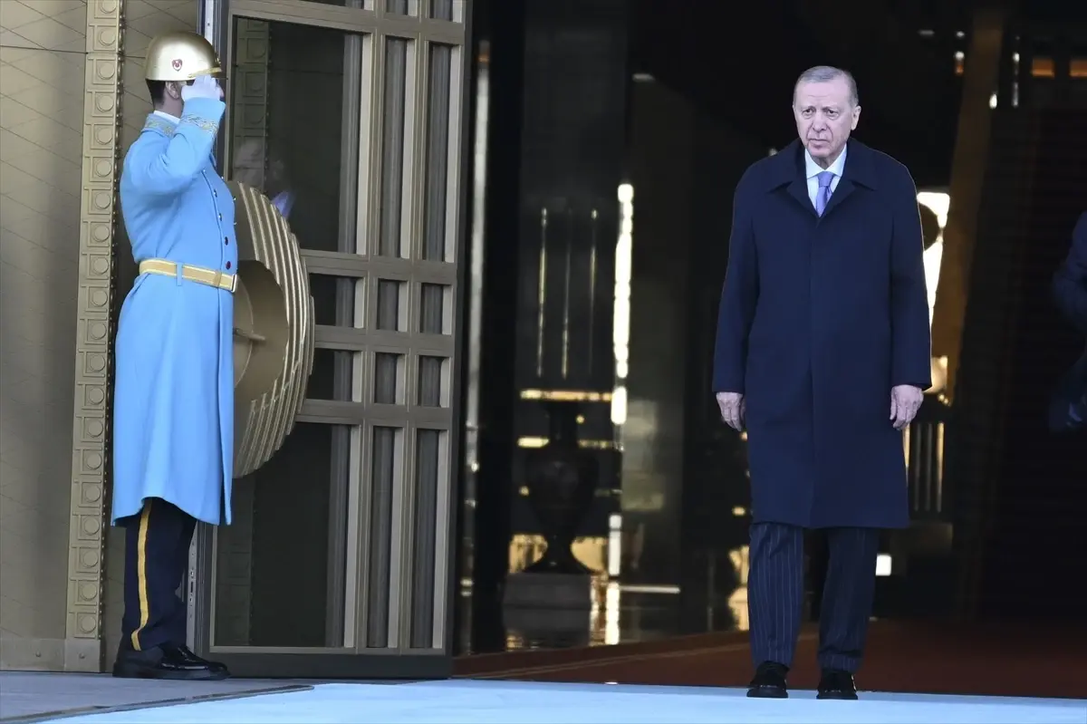 Cumhurbaşkanı Erdoğan, Malezya Başbakanı Enver’i resmi törenle karşıladı